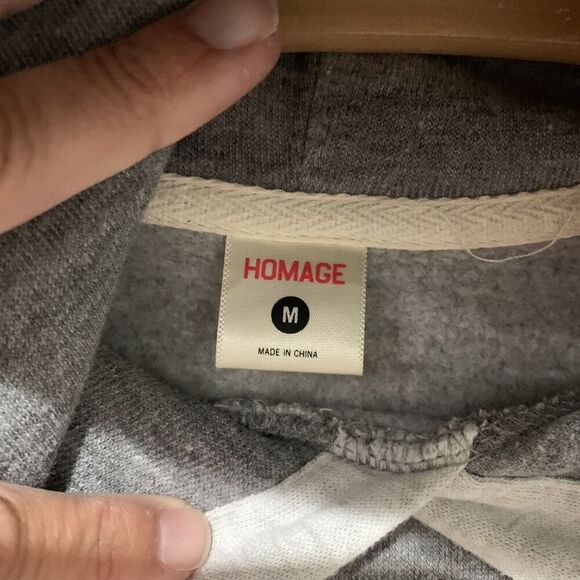 Homage | Sweatshirt Hooded Ohio State University Gray Womens- Size Medium - Picture 5 of 8